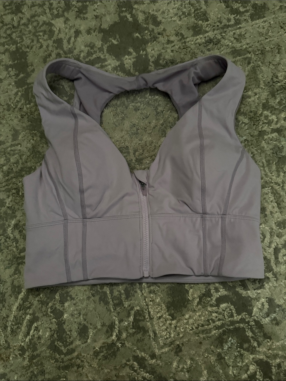 Free people Women’s Front-Zip Sports Bra - purple